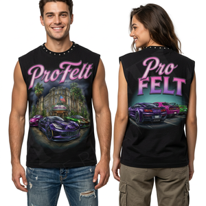 Custom Printed Sleeveless Tank Top Men's Graphic Streetwear Summer Gym Casual Fashion Breathable Cotton <b>Polyester</b> <b>Shirt</b> For Men - Product Image 2