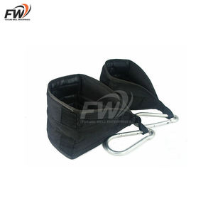 Correas de sujeción resistentes para abdominales, ajuste perfecto para todas las barras, para ejercicios de elevación de piernas, conexión rápida, anillo en D de acero, resistentes, cuero Wahid - Product Image 3