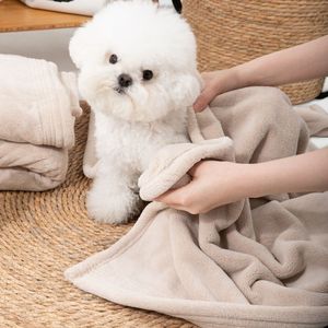 <b>Extra</b> <b>Large</b> Cotton Terry Dog <b>Bath</b> <b>Towel</b>-Ultra Soft Skin Safe Pet Washcloth for Grooming Centers - Product Image 2