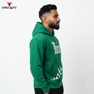 Sudaderas con capucha para hombre de algodón y poliéster ligero, disponibles en todas las tallas, personalizadas, estilo urbano, a la moda. - Product Image 6