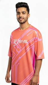 Camiseta Sublimada Extra Grande para Hombre, Estilo Urbano, Casual, Holgada - Product Image 4