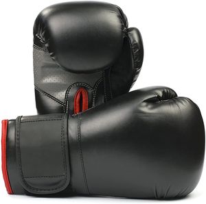 Guantes de Boxeo Unisex de Cuero PU, Guantes de Entrenamiento Profesionales de MMA con Correa Ajustable, Alta Calidad, MOQ Bajo - Product Image 5