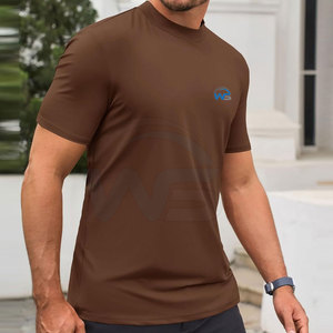 Camiseta de Cuello Alto para Hombre, Uso Diario, Tejido Premium de Mezcla de Algodón, Manga Corta, Estilo Casual, Corte Moderno, Secado Rápido, Ecológica - Product Image 2