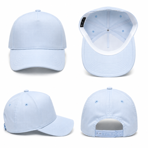 Gorra de Béisbol de Color Sólido, 100% Algodón, con Protección Solar, Bordado, Cinco Paneles, Logotipo Personalizado Impreso - Product Image 5