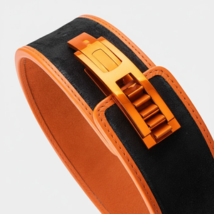 Ceinture de musculation à levier en cuir durable avec fermeture en acier robuste pour un ajustement confortable et sécurisé - Product Image 5