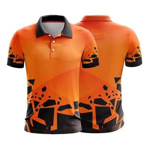 Maillot de cricket en polyester haute performance, imprimé sur mesure par sublimation, manches courtes, toutes saisons, uniformes d'équipe - Product Image 4
