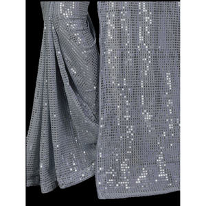 Bollywood Sequence Saree Elegant <b>Sequin</b> Fabric Design for Women - Product Image 2