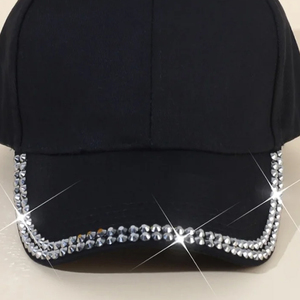 Gorras de Béisbol con Pedrería de Alta Calidad para Mujer, Marca Moeed Mehboob, con Logotipo Personalizado, al por Mayor, Gorras Modernas para las Cuatro Estaciones - Product Image 3