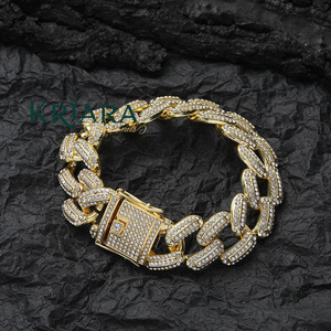 Bracelet à maillons en moissanite, argent 925 plaqué rhodium, coupe brillante ronde, micro-incrustation, bracelets de luxe unisexes - Product Image 3