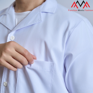 Blouse médicale vietnamienne FMF pour médecins et infirmières, tissu tissé polyester/coton, modèles 61001 et 62001 - Product Image 3