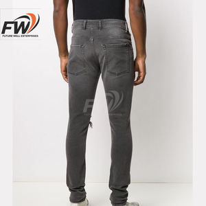 Pantalon en jean décontracté pour homme, couleur personnalisée OEM, coupe classique, respirant, séchage rapide, prix raisonnable, pour adultes, nouvelle arrivée disponible - Product Image 4