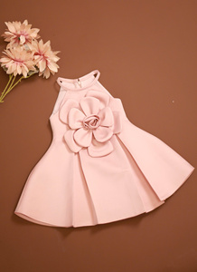 Vestido de Princesa con Bordado de Flores para Niñas, con Lentejuelas y Gasa, para Uso Diario y Fiestas - Product Image 4