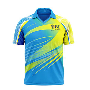 Nuevo Uniforme de Cricket con Impresión Personalizada de Número y Nombre, Tejido de Poliéster Transpirable de Alta Calidad para Hombres Adultos - Product Image 2
