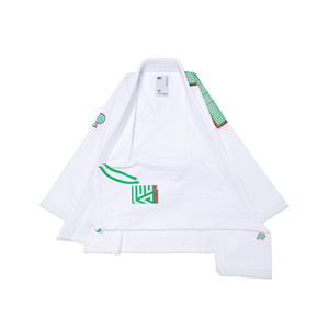 Nuevo Kimono de BJJ Brasileño Blanco con Logotipo Personalizado, Uniforme de Artes Marciales, 100% Algodón, Transpirable, Corte Holgado, Shoyorol 440g - Product Image 5