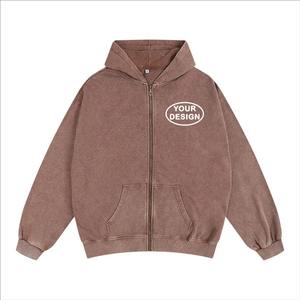 Conjunto Deportivo Informal de Invierno con Logotipo Personalizado, Chaqueta con Capucha y Pantalones Deportivos Transpirables y Resistentes al Viento para Hombre, de Felpa Francesa, Ligeros, de Algodón, Corte Regular - Product Image 5