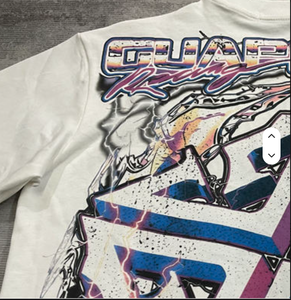 Blouson matelassé unisexe à manches courtes en cuir PU, style streetwear gothique, séchage rapide, avec logo personnalisé, imprimé et patch brodé, collection automne, vente en gros - Product Image 4