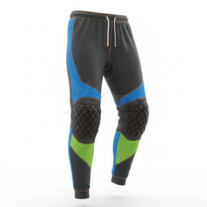 Pantalon de gardien de but de haute qualité pour uniforme de football, construction flexible avec taille ajustable pour les jeunes et les joueurs adultes - Product Image 2