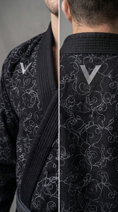 Ensemble de kimono de BJJ noir pour homme, 460 GSM, tissage perlé, 100% coton, respirant, léger, veste, pantalon Rip Stop, compétition, entraînement - Product Image 6