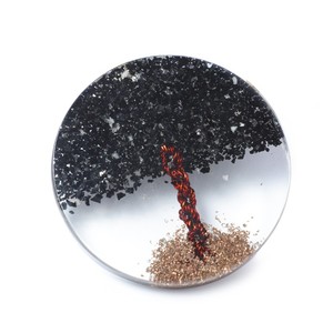 Posavasos de orgón de jaspe rojo Chakra de raíz artesanal de piedra semipreciosa - Product Image 6