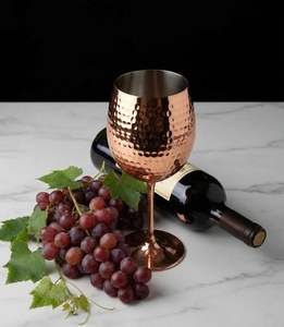 premium serveware copper <b>wine</b> glass luxury serveware copper <b>goblet</b> elegant serveware copper <b>wine</b> glass stylish serveware copper - Product Image 3