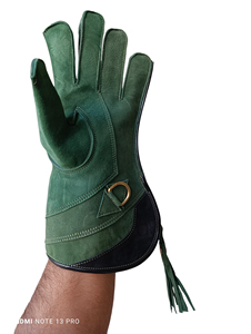 Guantes de Cetrería Falcon 2026, Guantes de Cuero Personalizados de Alta Calidad para el Crianzamiento de Halcones y la Manipulación de Aves - Product Image 3