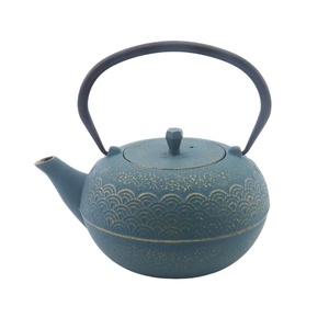 Tetera de Hierro Fundido Esmaltado de Buena Calidad, Capacidad de 900 ml, Estilo Japonés, con Filtro de Malla de Acero Inoxidable, Absorción de Hierro, Apta para Cocina Eléctrica - Product Image 3