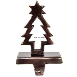 Gold Tree-Shaped <b>Stocking</b> <b>Holder</b> for Festive Parties Holiday Christmas Decor Budget-Friendly <b>Stocking</b> <b>Holder</b> Blank Sublimation - Product Image 4