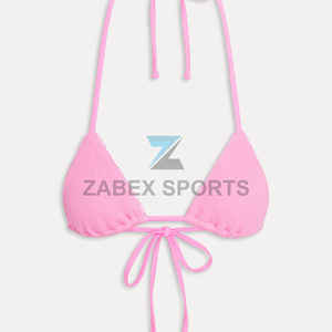 Conjunto de Bikini Personalizado para Mujer con Decoración de Cristales, Spandex/Nylon, Diseño Ajustable, Opción Frontal, Traje de Baño Cómodo - Product Image 5