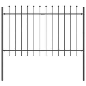 รั้วตาข่ายเหล็กเคลือบผงสีเทา ขนาด 5.58 x 3.28 ฟุต ทนทานและกันสภาพอากาศได้ดี - Product Image 2