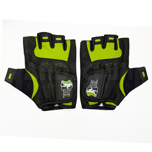 Gants de musculation professionnels Vivid Greens avec rembourrage amélioré de la paume |   Poignée antidérapante de qualité supérieure pour un équipement de musculation ultime - Product Image 3
