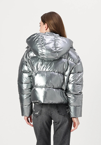 Abrigo de Moda Casual para Mujer, Chaqueta Larga Acolchada de Plumón Grueso para Invierno, Relleno de Plumón de Ganso Cálido - Product Image 4