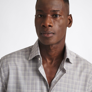 Camisa a Cuadros de Verano para Hombre, Cómoda, de Tela Ligera, Camisa Casual Estampada para Hombre, Ropa Moderna de Moda - Product Image 6