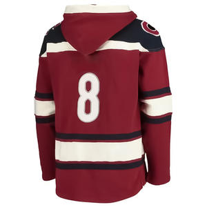 Sudadera con capucha de hockey sobre hielo para hombre, con logo del equipo impreso personalizado, sudadera con capucha de forro polar, sudadera de hockey resistente para entrenamiento en hielo. - Product Image 3