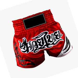 Pantalones Cortos de Muay Thai Premium, Ligeros, Elásticos y Transpirables, para Entrenamiento de MMA y Boxeo, para Hombre, 100% Poliéster - Product Image 4