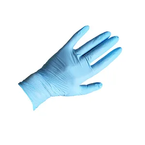Hot Selling Hochwertiger puder freier Mehrzweck-Handschuh aus blauem Nitril