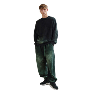 Pantalon de survêtement baggy pour homme, coupe large, effet délavé (Stone Wash et Acid Wash), style streetwear, en molleton 550 GSM, idéal hiver, style pyjama - Product Image 3