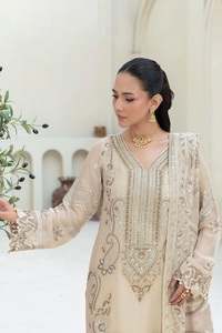Tenues de soirée en mousseline de soie pour femmes, style Inde et Pakistan, vêtements de haute qualité, salwar kameez pour femmes - Product Image 5