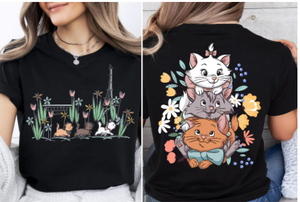 T-Shirt d'été pour femmes, avec dessin animé, The Aristo cats, Marie Toulouse Berlioz Cats, Y2K, Street Fashion, haut polyvalent décontracté - Product Image 4