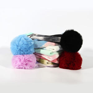 Warm <b>Winter</b> Cuff <b>Hats</b> Design Multicolor Acrylic Knitted Fisherman Beanie Sport Tie Dye Beanie Cap for Women <b>Men</b> - Product Image 6