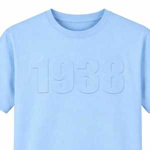 Camiseta con Estampado Retro de 1938, Algodón Premium, Unisex, Informal, Suave, Transpirable, Clásica, Minimalista, para Uso Diario - Product Image 5