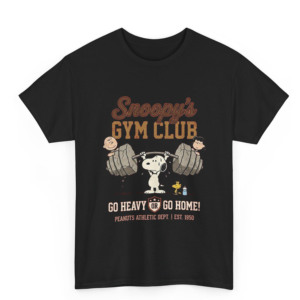 T-shirt pour homme Gym Club, manches courtes, imprimé cartoon, coton, col rond, coupe classique, respirant, écologique, t-shirts décontractés pour homme - Product Image 2