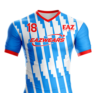 Tenue de football personnalisée pour équipe, kit de football léger, maillot et short, OEM ODM, vente en gros, fournisseur d'articles de sport sur mesure - Product Image 3