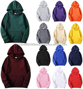 Sudadera con Capucha para Hombre de Talla Grande, Diseño Moderno, Transpirable, Básica, Hecha en Pakistán, Ropa de Invierno, Material de Poliéster y Algodón - Product Image 5