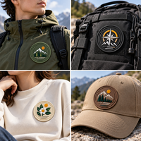 Patch brodé 3D personnalisé en PVC, patchs en caoutchouc brodés avec logo personnalisé pour les marques de vêtements, vestes, chapeaux, sacs
