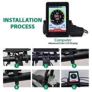 MTB E-Bike Velocímetro Digital Com Fio LCD Ciclismo <span class=keywords><strong>Computer</strong></span> Bike Acessórios Velocimetro Bicicleta Eletrônica Velocidade/odômetro para - Product Image 4