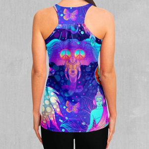 Camiseta sin mangas ligera de poliéster sublimado personalizada para mujer, ropa deportiva, tela reciclada, sin costuras, de secado rápido y transpirable - Product Image 5