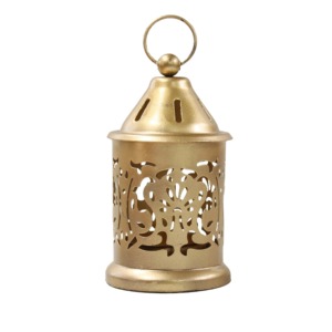 Elegante farol colgante de metal para decoración del hogar y eventos, farol decorativo tradicional de hierro para jardín y patio. - Product Image 4