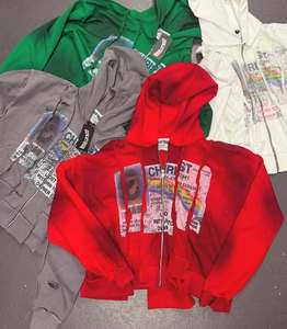 Sweat à capuche effet délavé style vintage, mode urbaine, fabricant OEM - Product Image 5