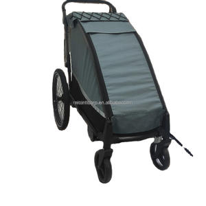 Pet Stroller Dog Bike Trailer Aluminum Alloy <b>Frame</b> Light Weight Independent Suspension - Product Image 3