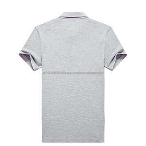 2025 casual venta al por mayor bordar Polo en blanco algodón de alta calidad Zip up Casual transpirable Polo - Product Image 3